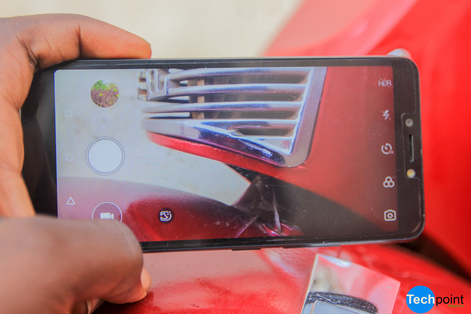 itel s13 camera view