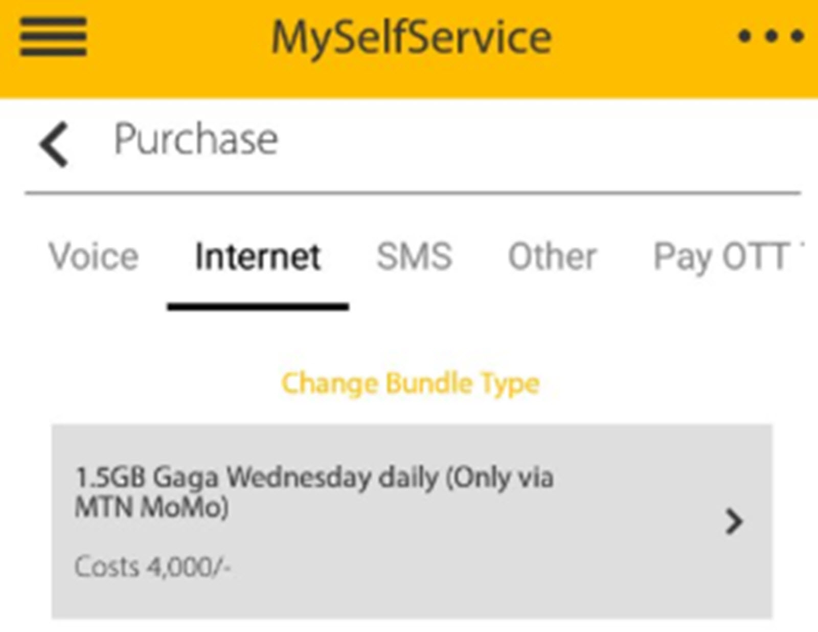 mtn gaga wednesday offer